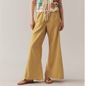 Anthropologie Pilcro The Adi Pull On Mid Rise Flare Pants
